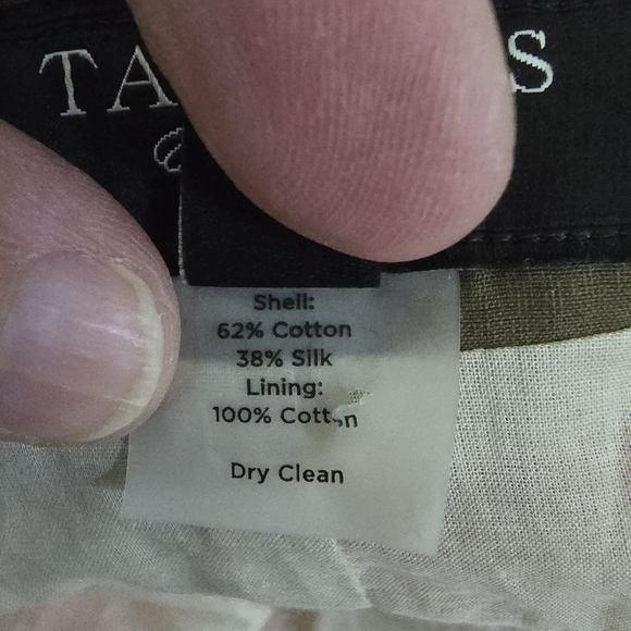 Talbots Vibrant Multicolor Skirt Cotton/Silk Blend Orange Green Yellow Size 8P - Picture 11 of 11